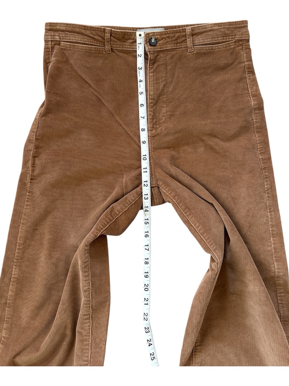 Everlane Women’s The Corduroy Wide Leg Brown Pants Size 12 - Picture 11 of 14